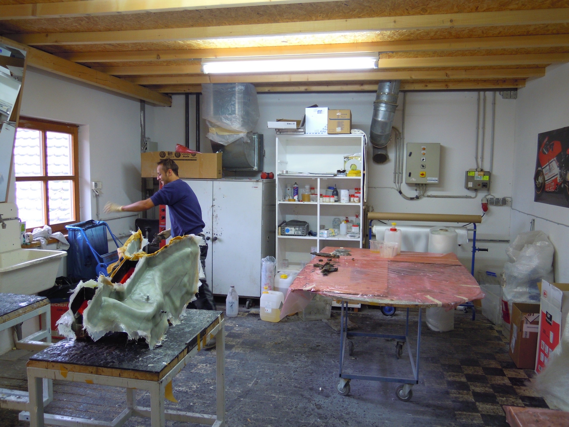 Arbeiten in der Werkstatt2 - Carbon Sigl